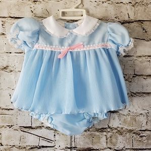 Make an offer---Vintage NWT  18 month old baby blue outfit